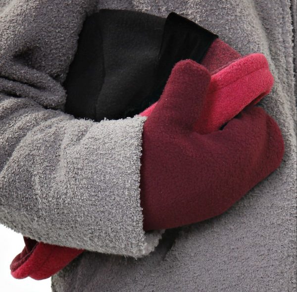 foldable fleece brim hat folds small