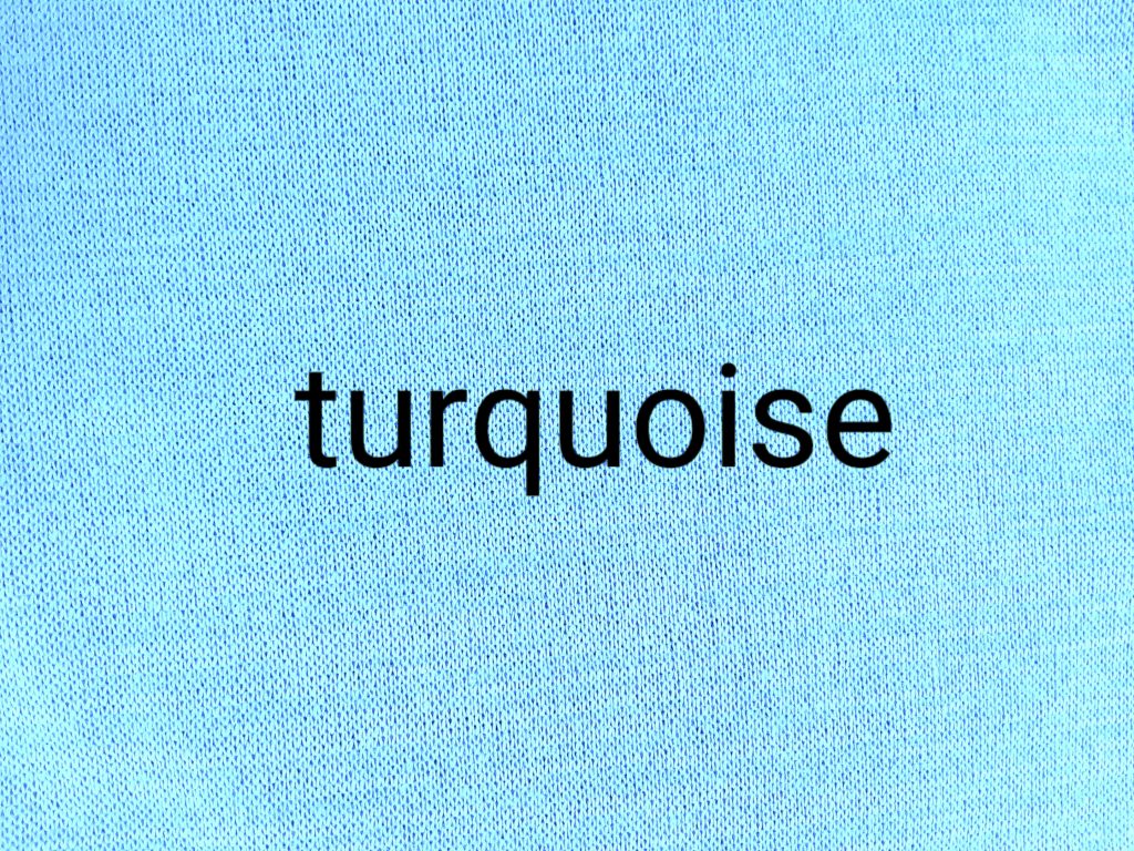 turquoise color