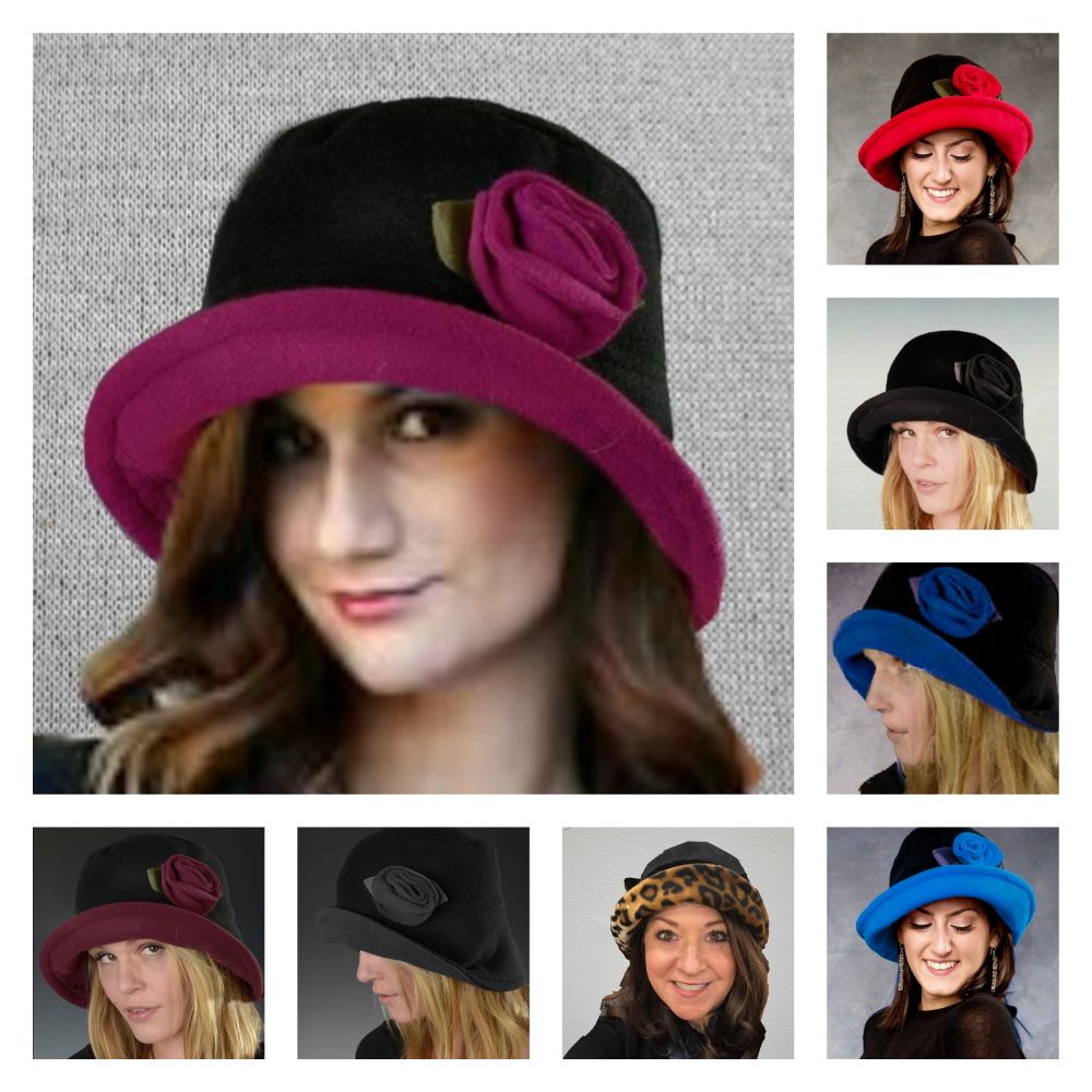 black w color flip hat gallery