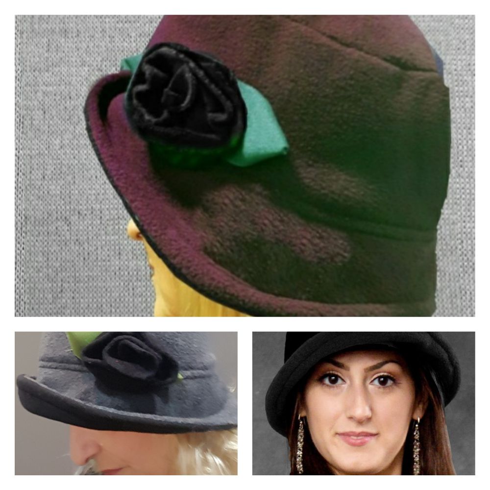 gallery of little flip hats color w black